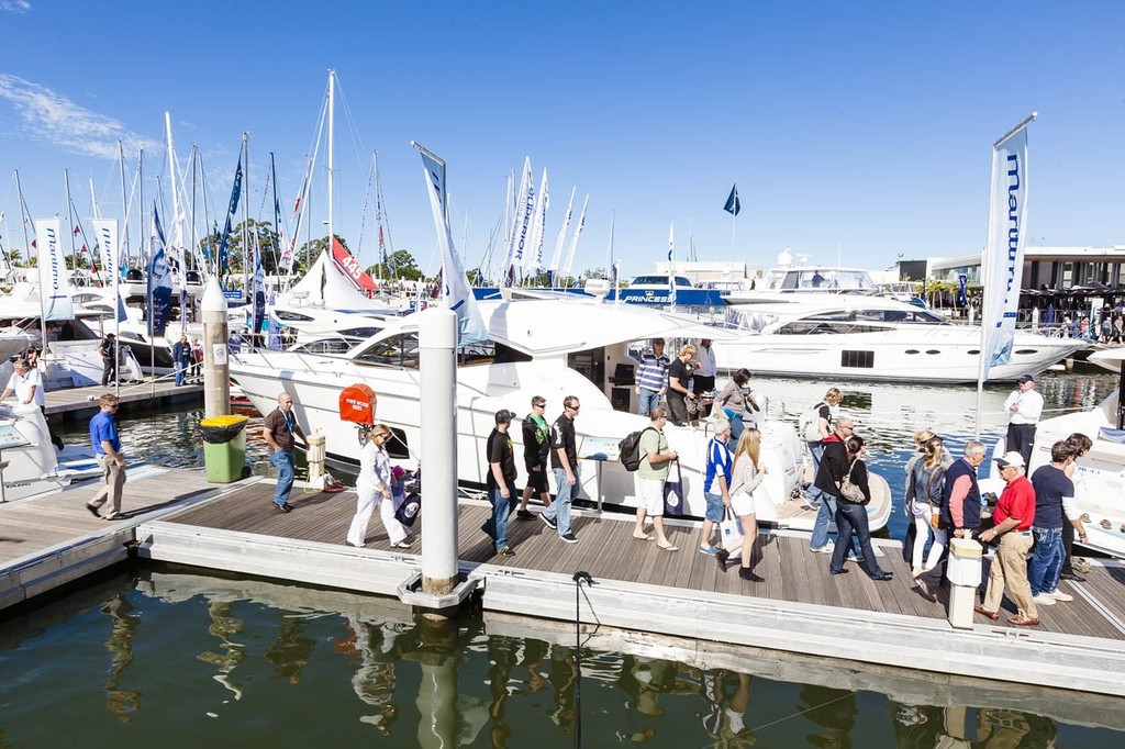 Marina view - Sanctuary Cove International Boat Show 2012 © Mark Burgin